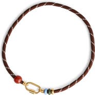 Madewell Semiprecious Carabiner Paracord Necklace