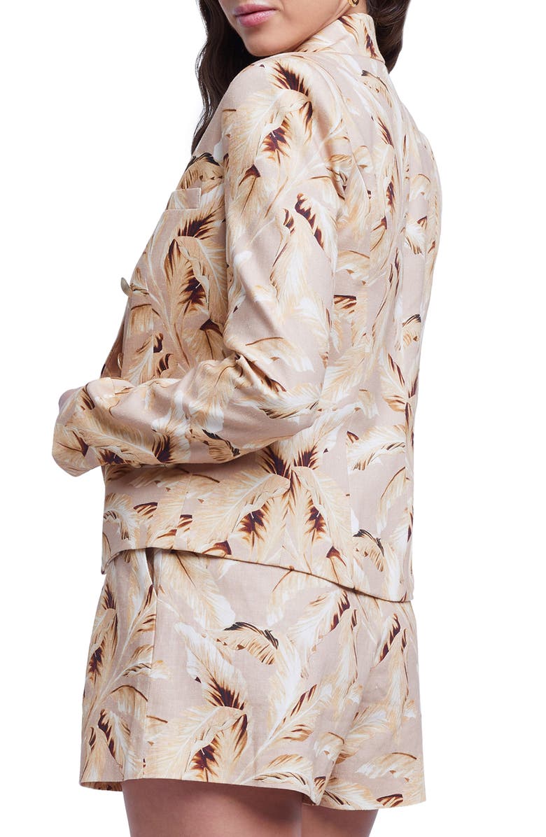 L'AGENCE Brooke Double Breasted Crop Blazer, Alternate, color,