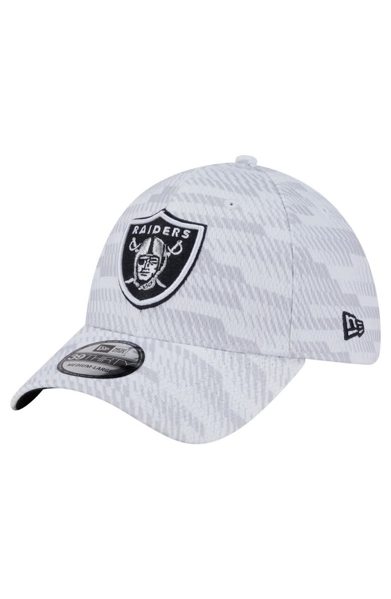 New Era Men's New Era  White Las Vegas Raiders Gameday Graded 39THIRTY Flex Hat, Alternate, color, 