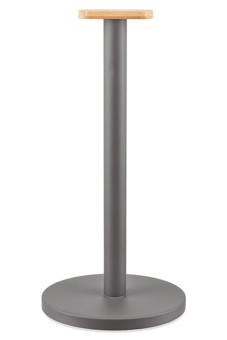 Mattina Paper Towel Roll Holder, Main, color, DARK GRAY