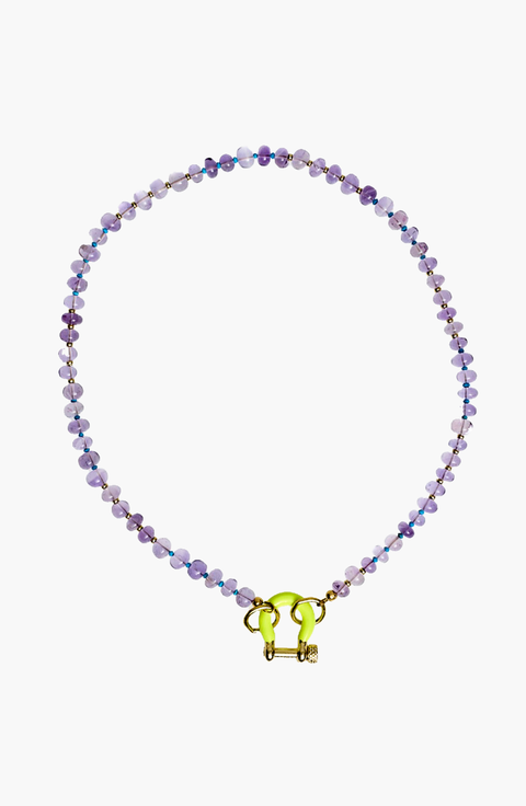Benny Gender Inclusive Amethyst Necklace