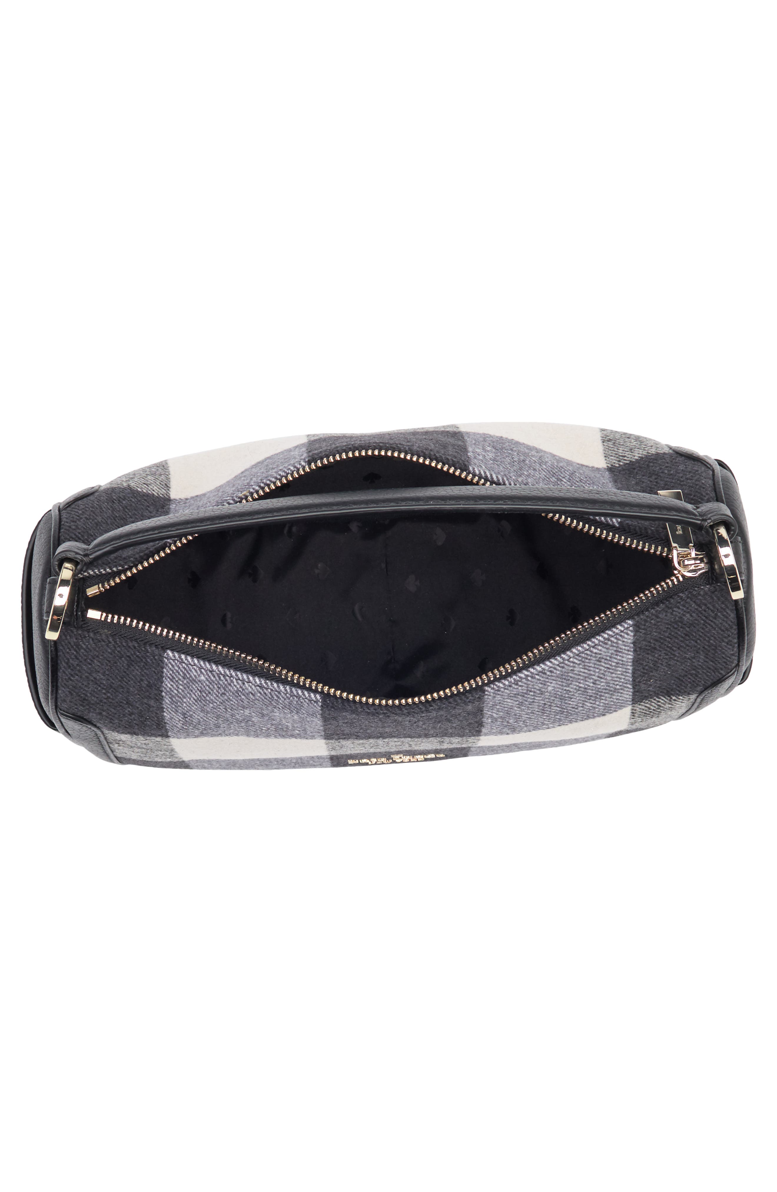 Kate Spade New York smoosh check crossbody bag, Alternate, color, 