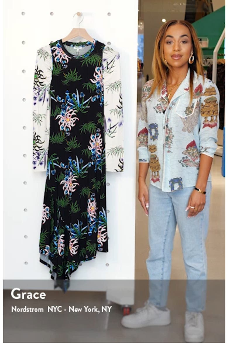 Long Sleeve Asymmetrical Dress video