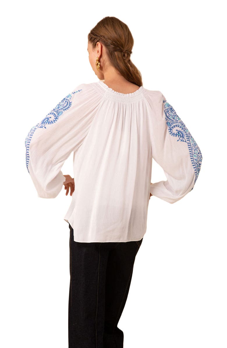 Hale Bob Sloane Embroidered Top, Alternate, color, 