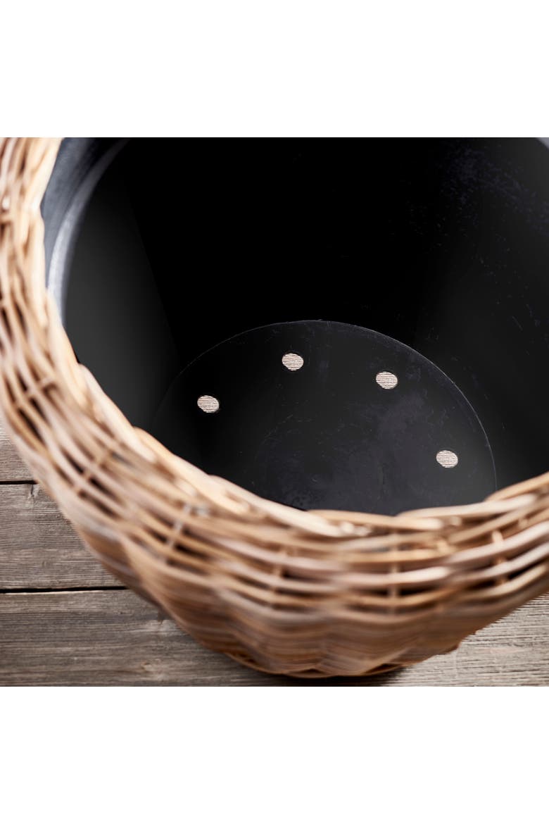 Woven Dry Basket Planter 26.75", Alternate, color, Beige