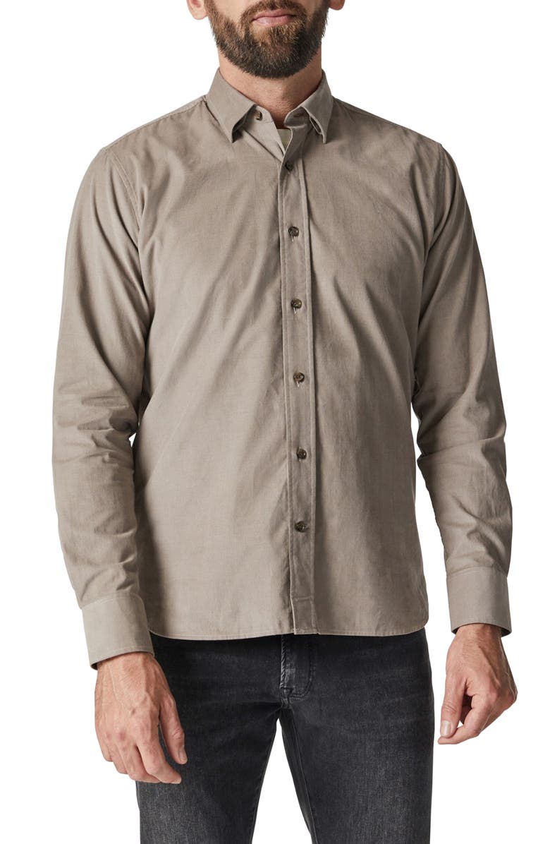 34 Heritage Corduroy Button-Up Shirt, Main, color, 