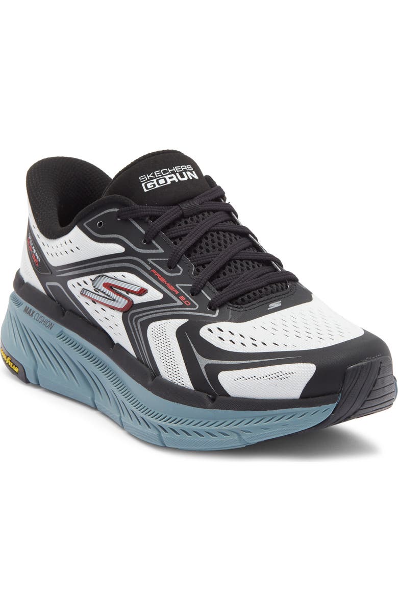 SKECHERS GO RUN Slip-Ins: Max Cushioning Sneaker, Main, color, White/ Black
