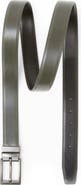 Mio Marino Reversible Leather Belt with Rotating Buckle