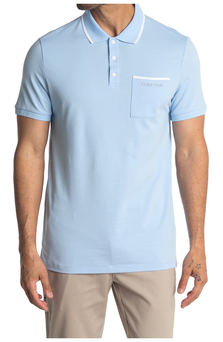 Calvin Klein Move Pocket Tech Polo, Main, color, 