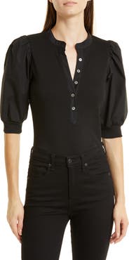 Veronica Beard Coralee Front Button Blouse