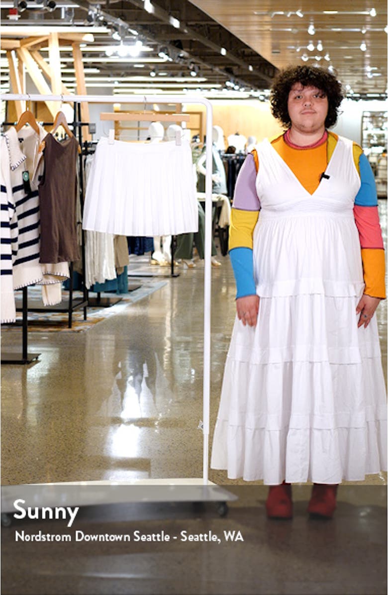 Pleated Tennis Skirt with Shorts, sales video thumbnail