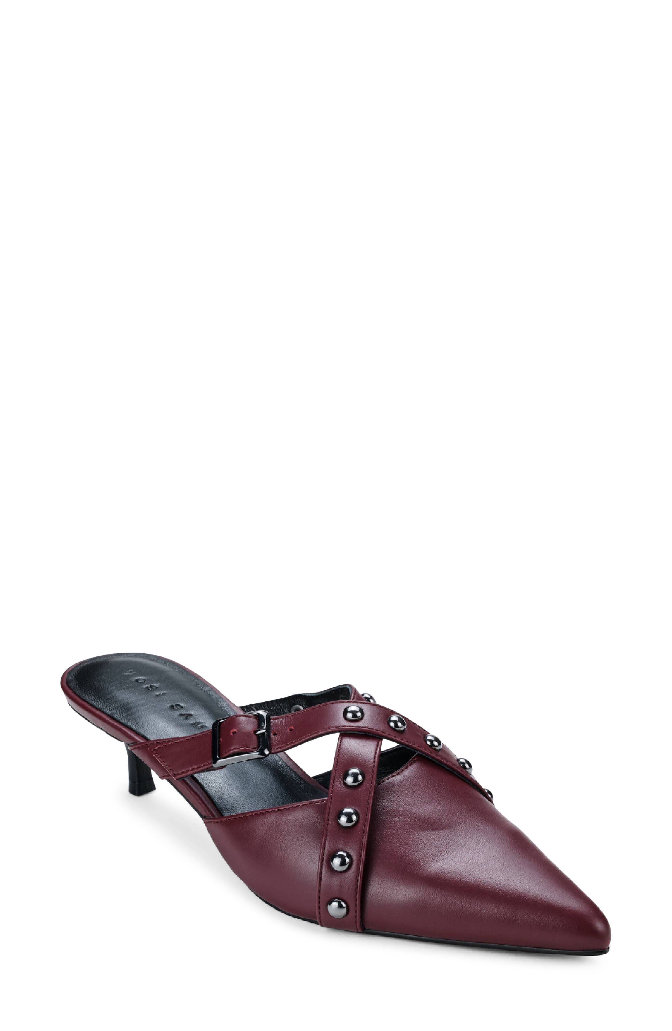 Yosi Samra Alexis Pointed Toe Kitten Heel Mule, Main, color, 