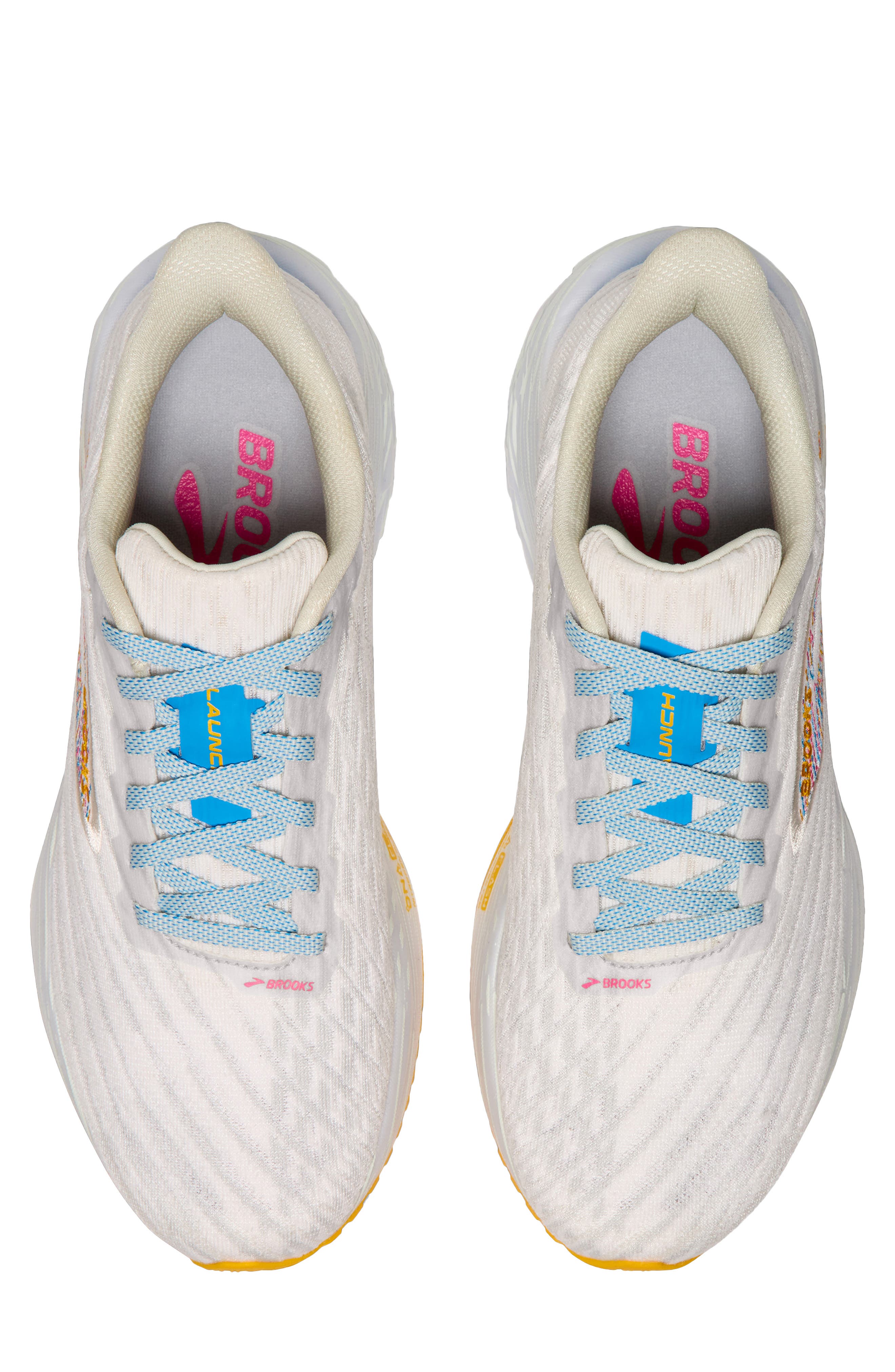 Brooks Launch 11 Running Shoe, Alternate, color, White/Murmur/Blithe