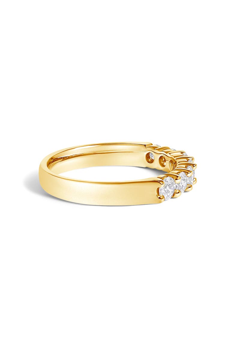 14K Gold 3/4 Ctw Diamond 7 Stone Band Ring, Alternate, color, Yellow Gold