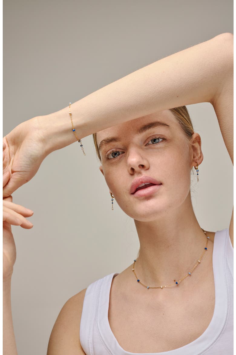 Lola Bold Necklace, Alternate, color, Marine