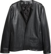 TOTEME Minimal Leather Biker Jacket