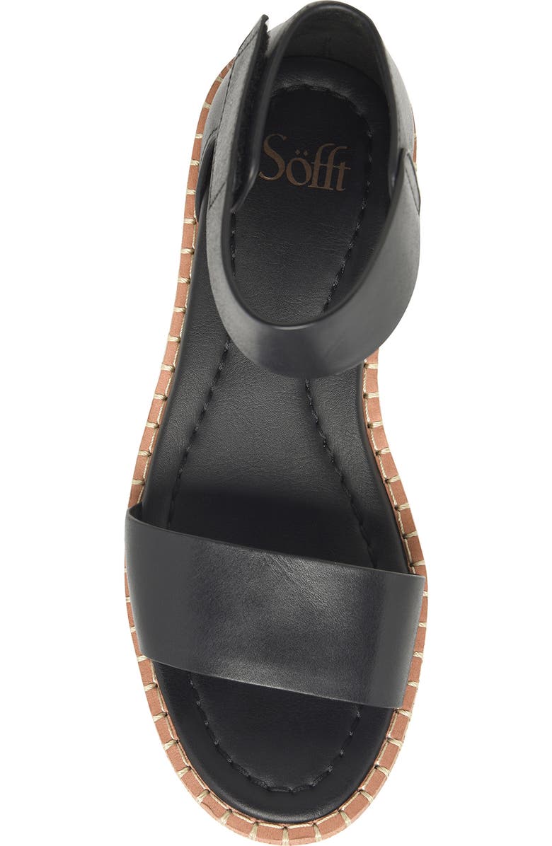 Söfft Ripley Ankle Strap Platform Wedge Sandal, Alternate, color,