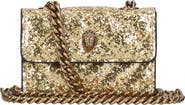 Kurt Geiger London Micro Kensington Glitter Quilted Crossbody Bag