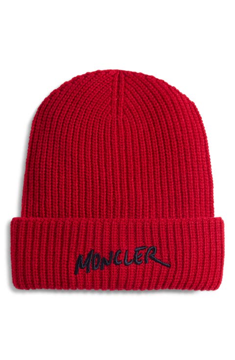 Kids' Logo Embroidered Virgin Wool & Cashmere Beanie