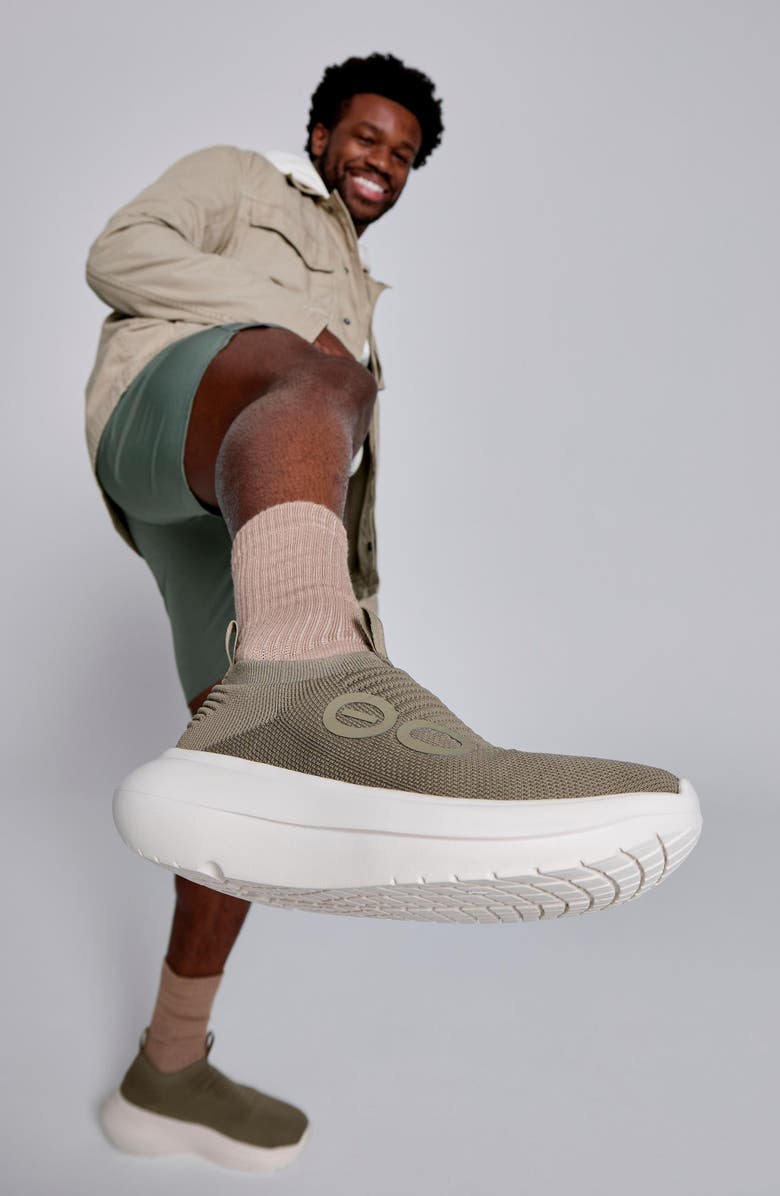 Oofos OOmy Zen Slip-On Sneaker, Alternate, color, Foliage