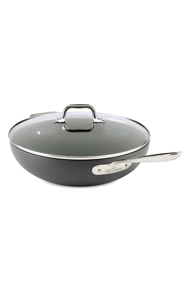 All-Clad 12-Inch Hard Anodized Aluminum Nonstick Chef's Pan, Main, color,