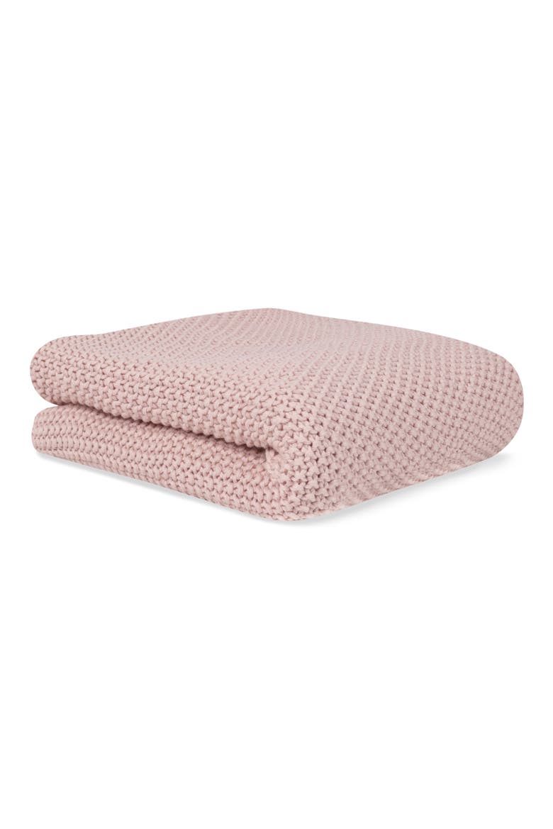 Organic Cotton Blanket, Main, color, PINK