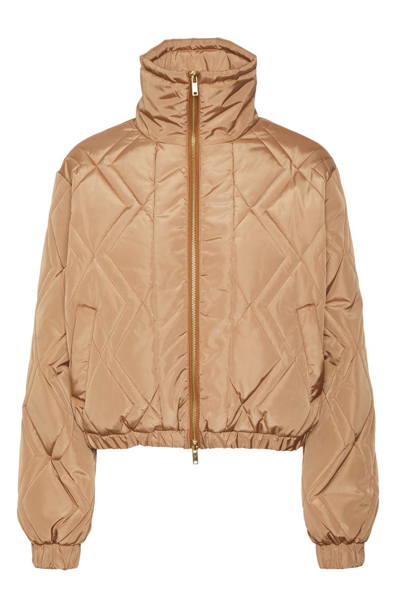 Noisy may Ziggy Quilted Bomber Jacket, Main, color, 
