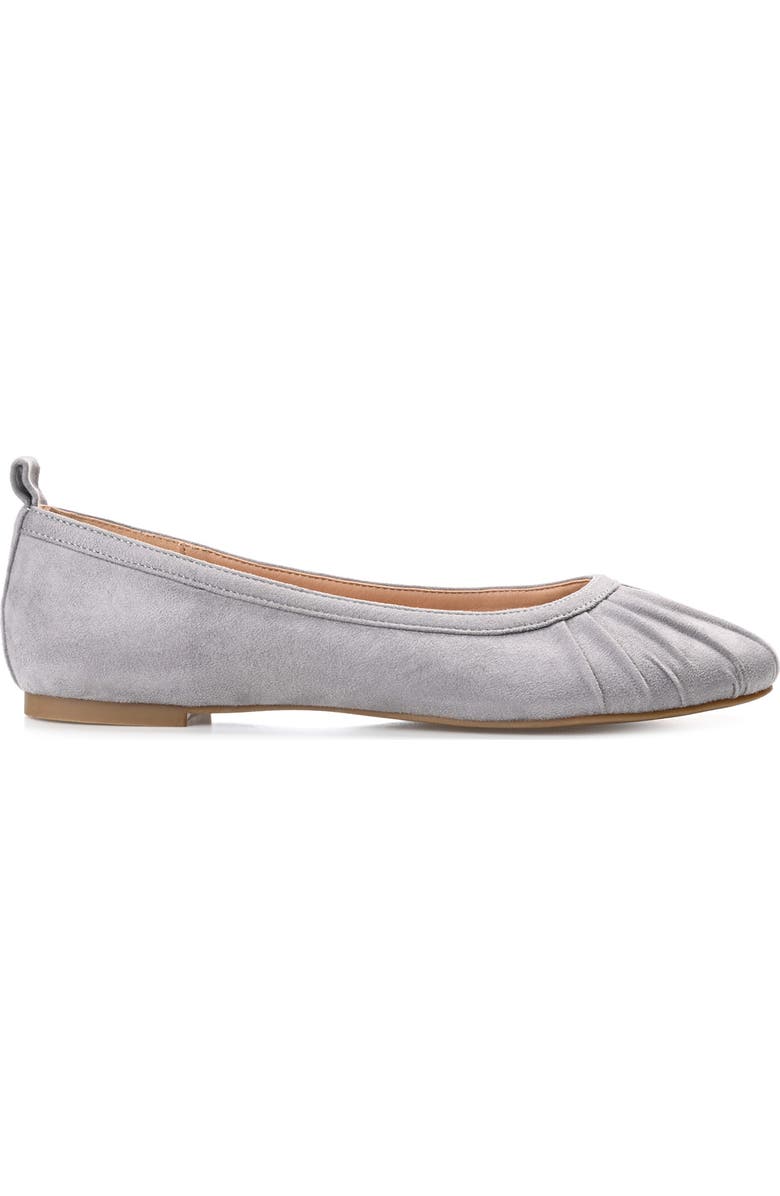 Journee Collection Tannya Flat, Alternate, color, Grey