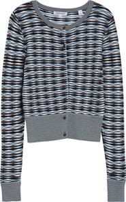 Veronica Beard Cambria Button Front Knit Cardigan