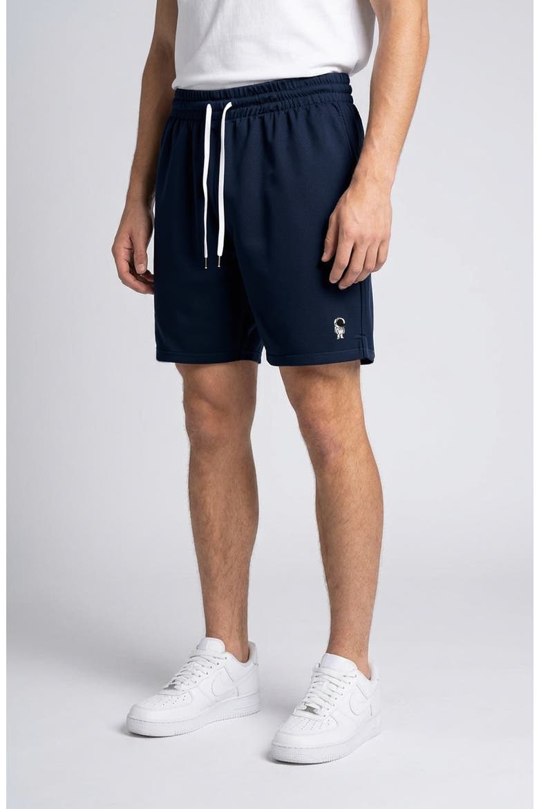 Mens Astronaut Midweight Court Short, Alternate, color, Navy Blue