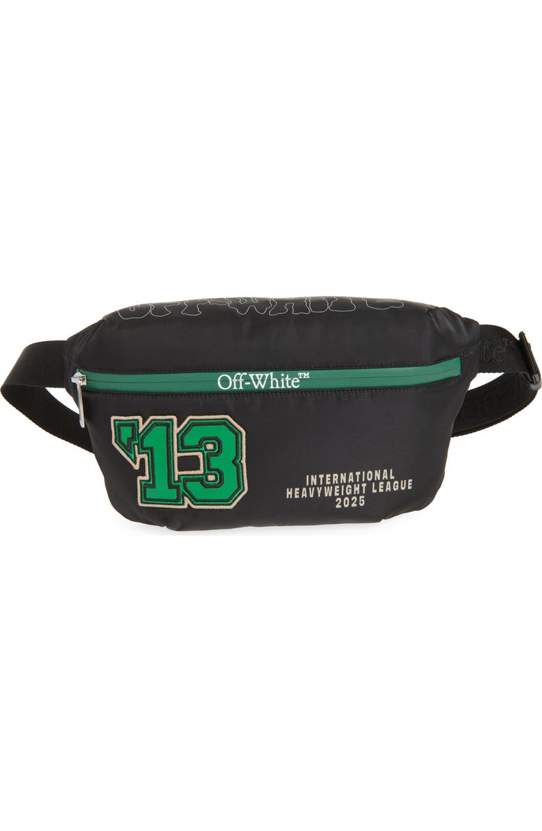 Off-White Outdoor Patches Nylon Belt Bag, Main, color,
