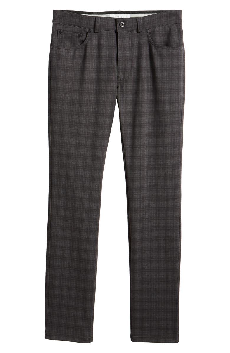 Brax Chuck Plaid Hi Flex Slim Fit Five-Pocket Pants, Alternate, color,