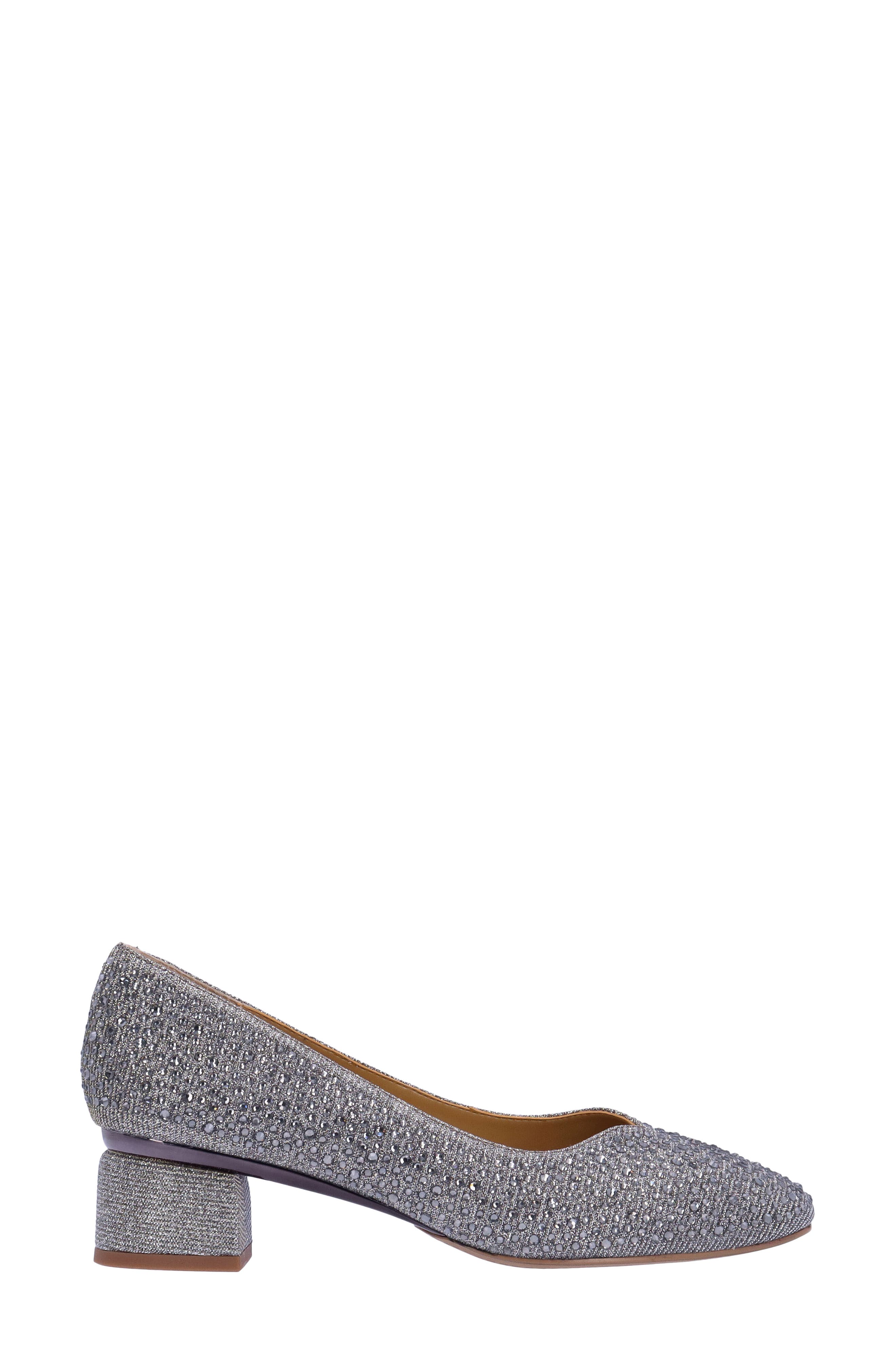 Bielle Embellished Pump, Alternate, color, PEWTER