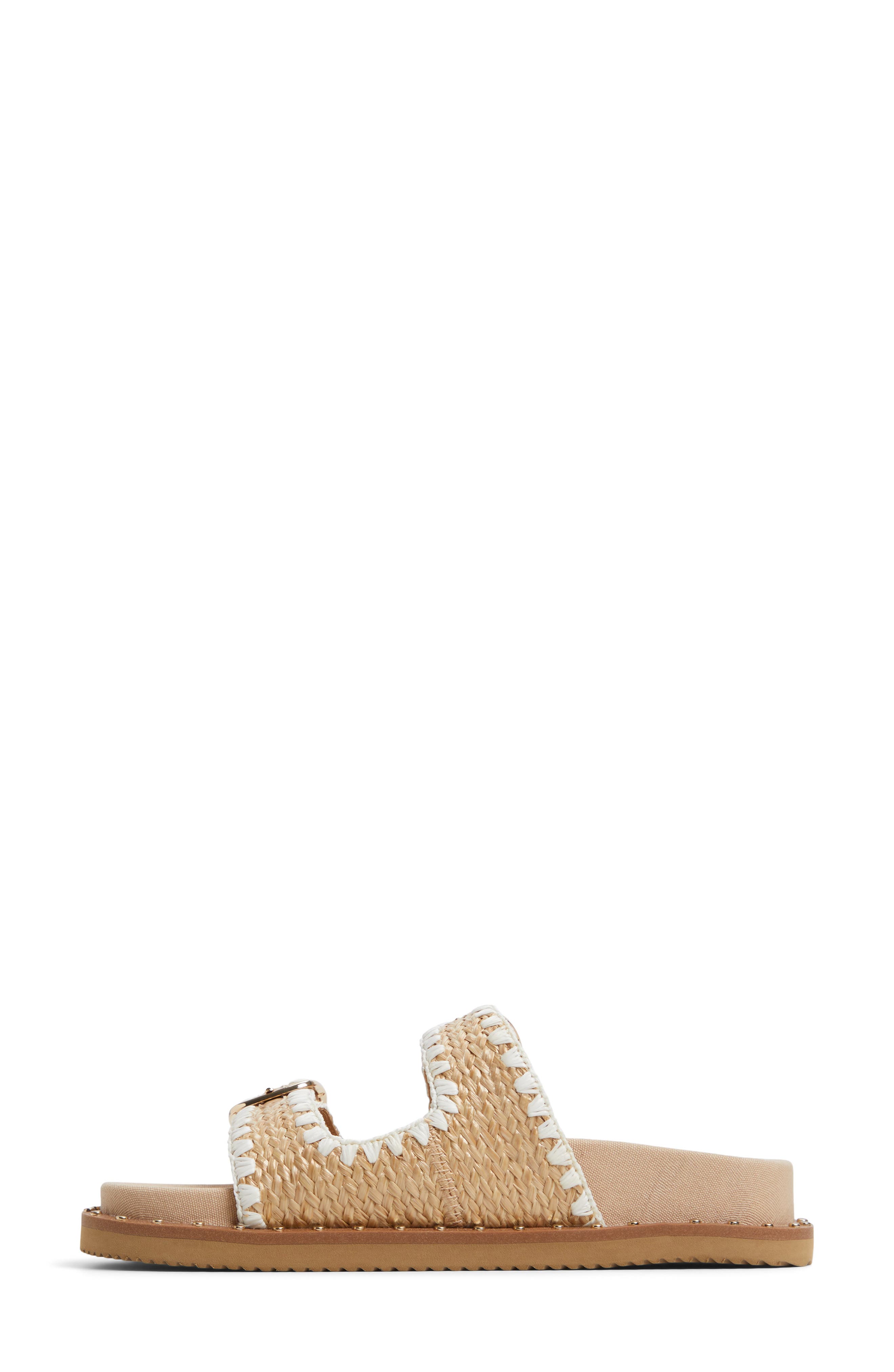ALDO Kravis Slide Sandal, Alternate, color, Natural