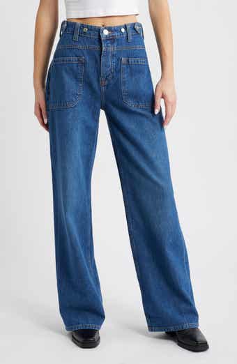Free People We the Free Palmer Cuffed Baggy Jeans