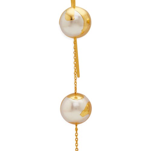 Dhwani Bansal Selene Earrings In Gold Plated