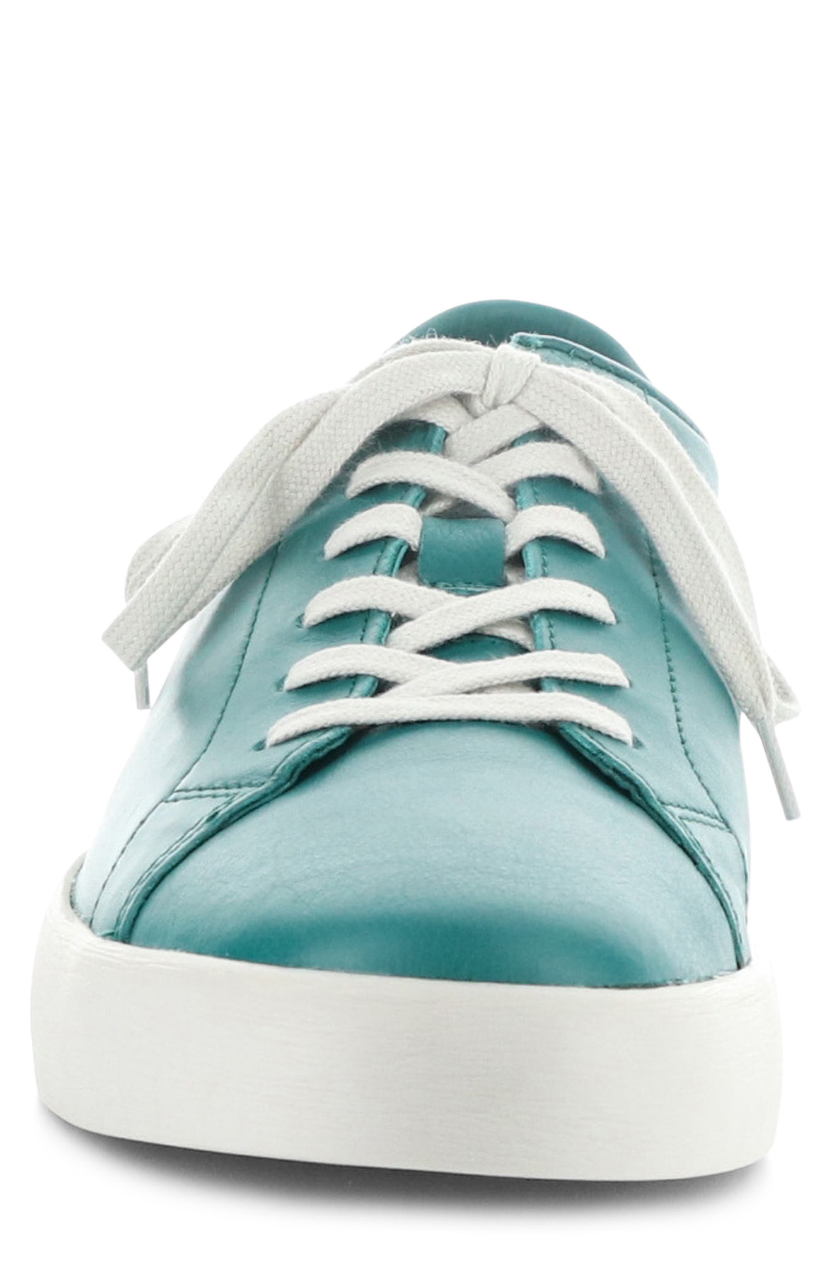 Fly London Ross Sneaker, Alternate, color, PETROL SMOOTH LEATHER