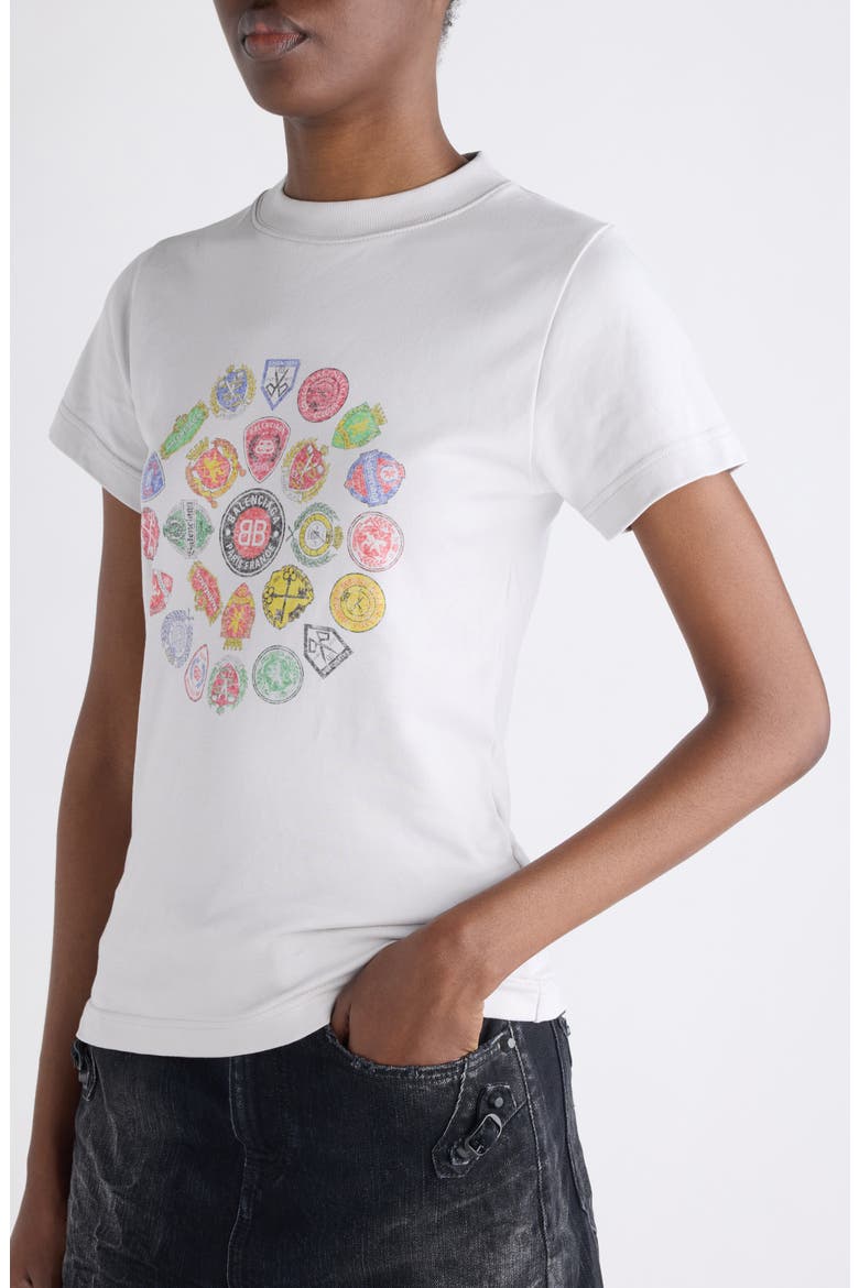Fitted Graphic T-Shirt, Alternate, color, 9012 DIRTY WHITE