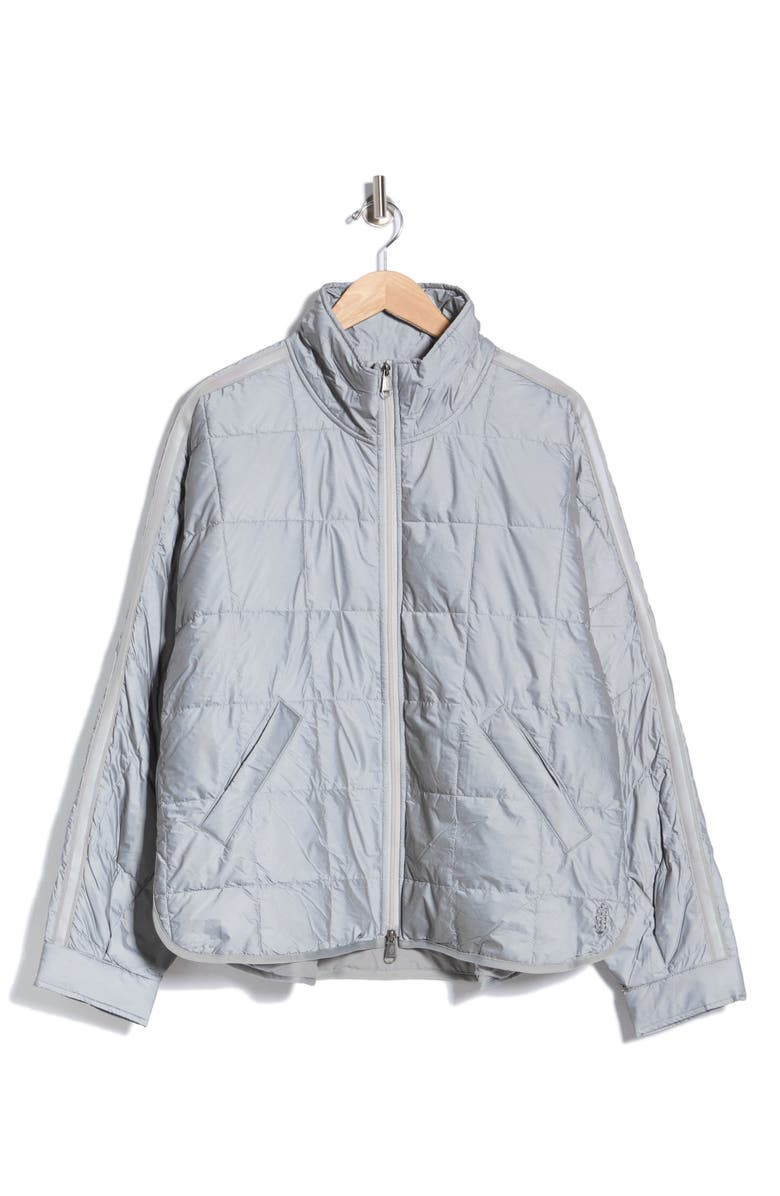 FP Movement by Free People Glow With the Flow Jacket, Main, color, Silver