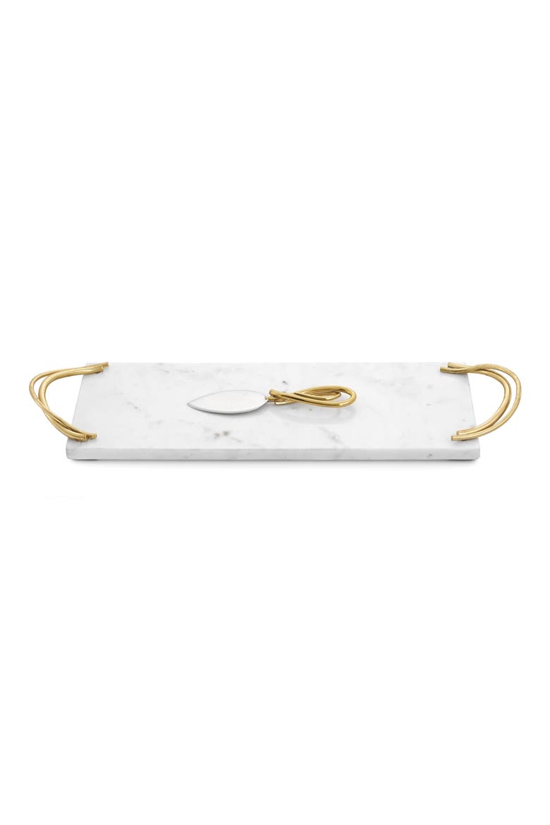 Calla Lily Cheese Board & Knife, Main, color, NO COLOR