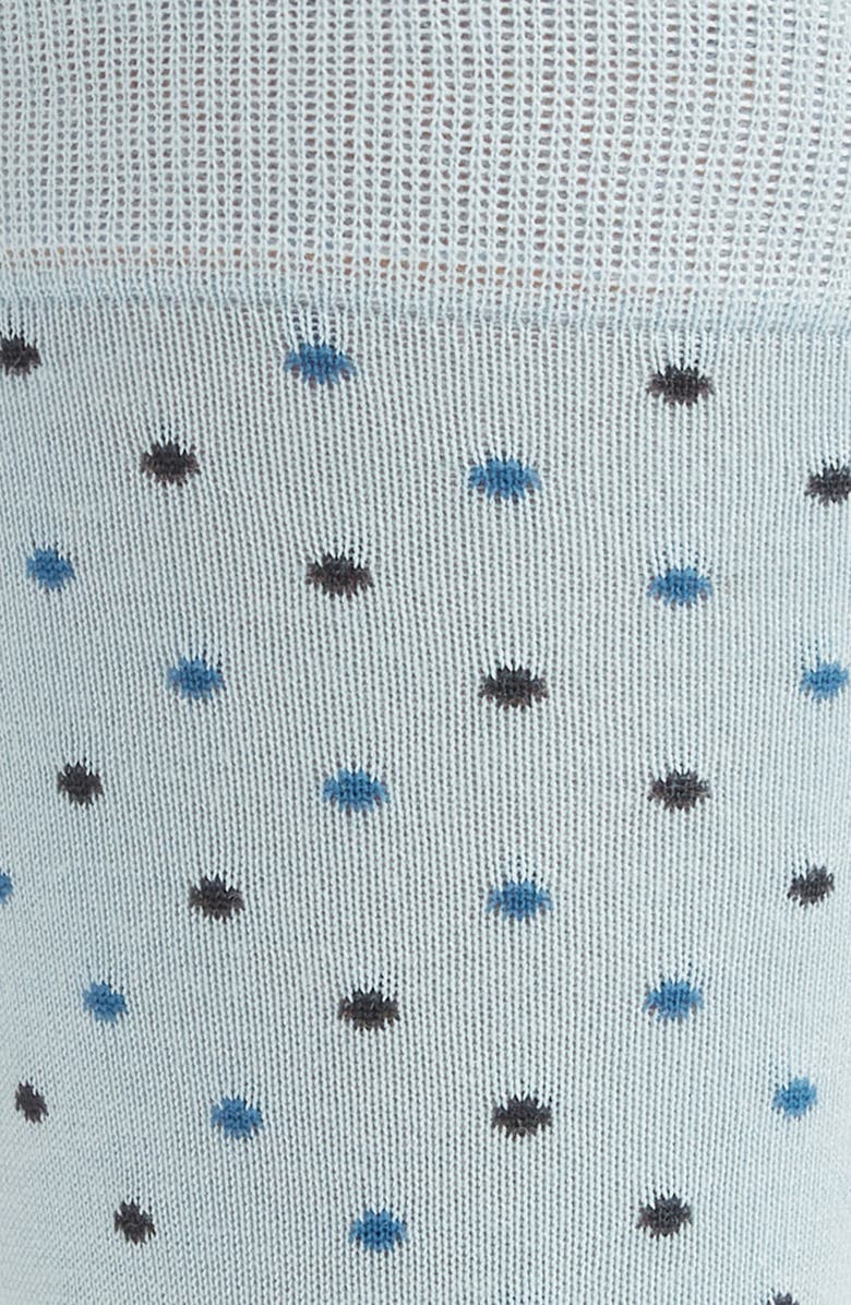 Needham Dot Pattern Tall Cotton Blend Dress Socks