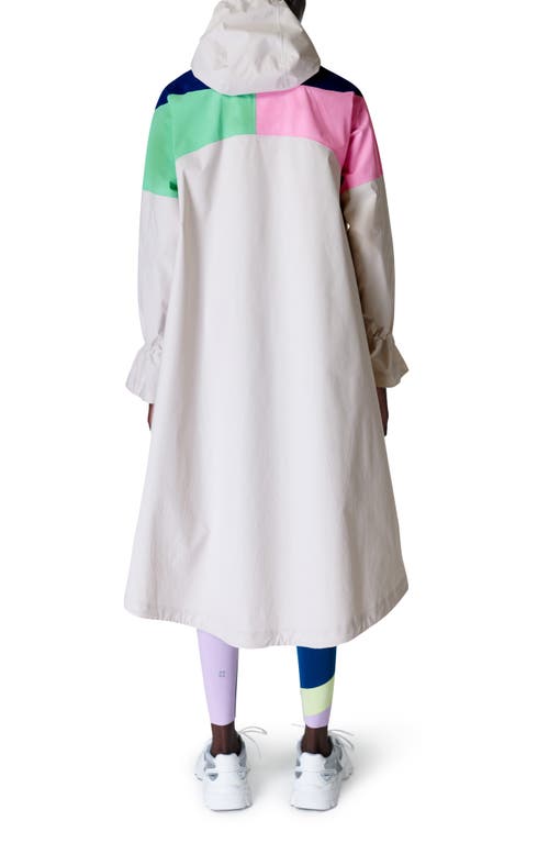 Sweaty Betty Retro Parachute Waterproof Parka In Multi