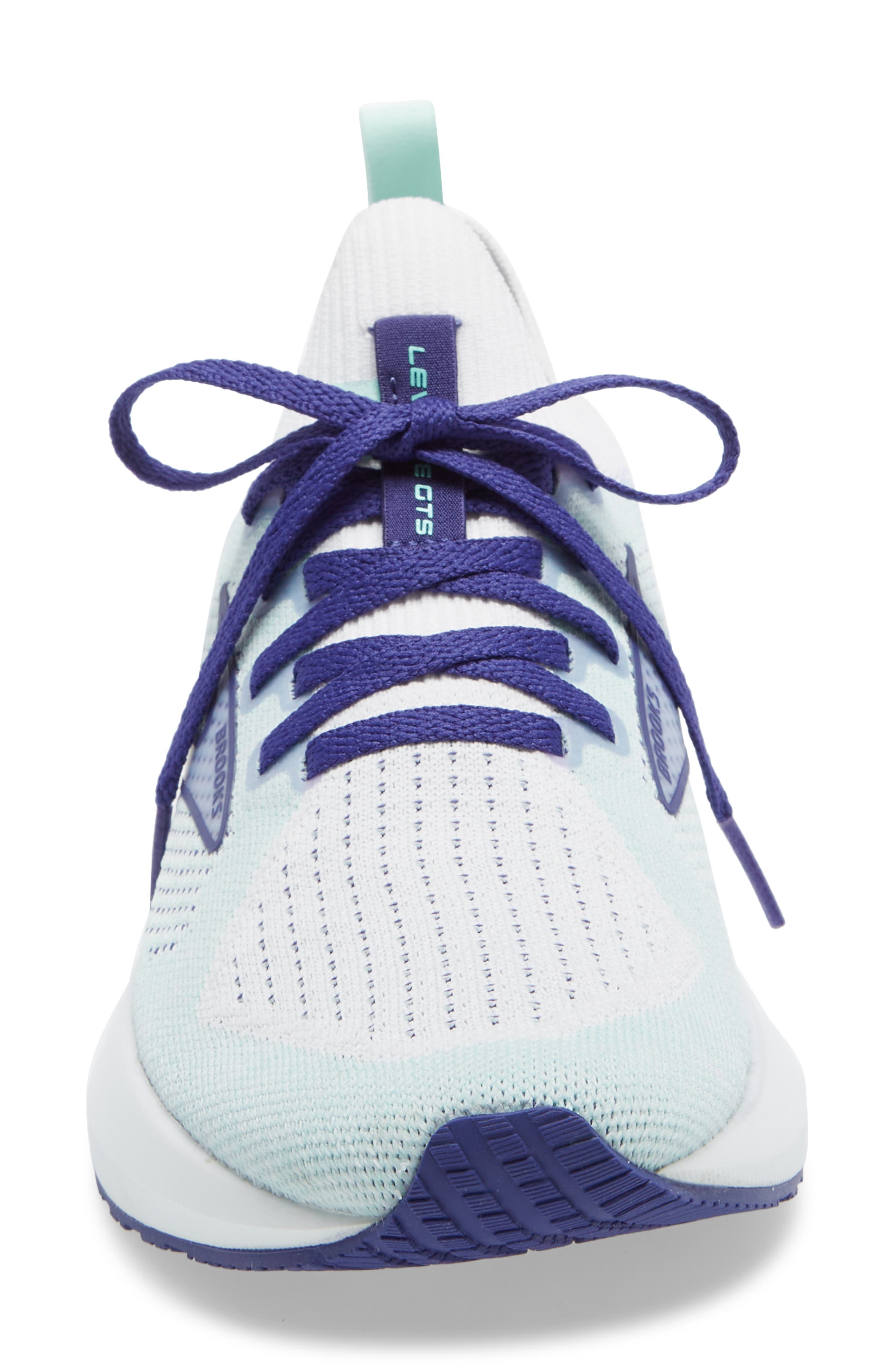 Levitate StealthFit GTS 5 Running Shoe, Alternate, color, WHITE/ NAVY BLUE/ YUCCA