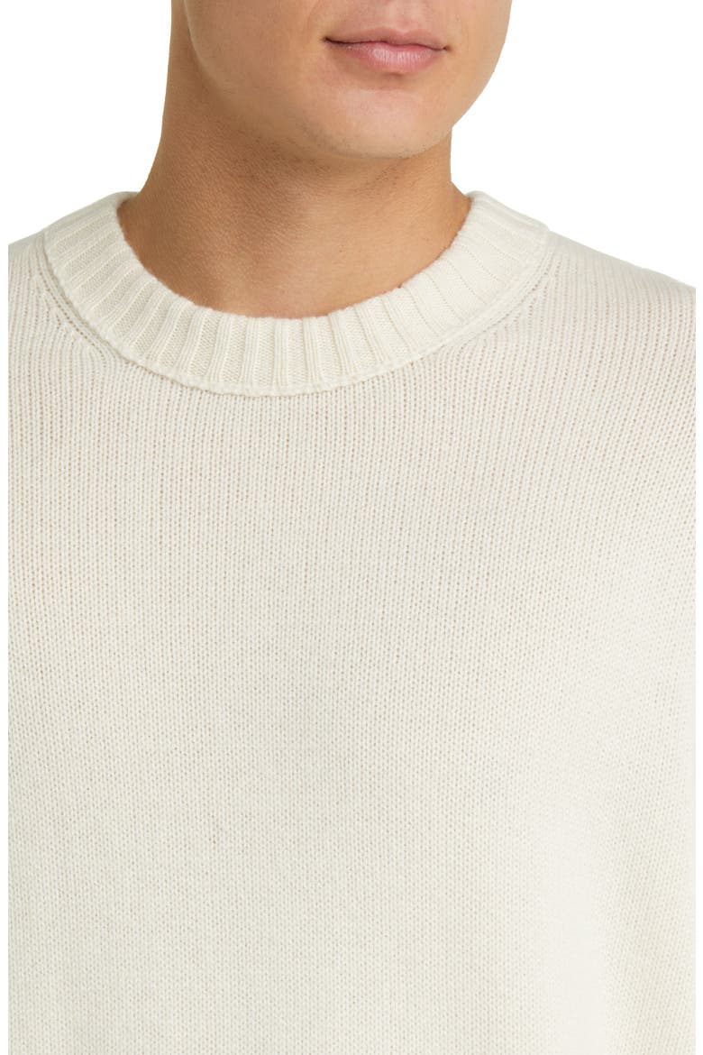 Cashmere Crewneck Sweater, Alternate, color, CREAM