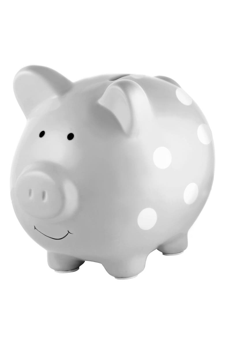 Pearhead Ceramic Piggy Bank, Main, color,