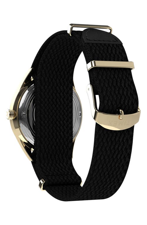 Timex ® Marlin® Jet Automatic Fabric Strap Watch, 38mm In Black