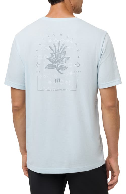 Travismathew Coastal Scenery Cotton Graphic T-shirt In Blue
