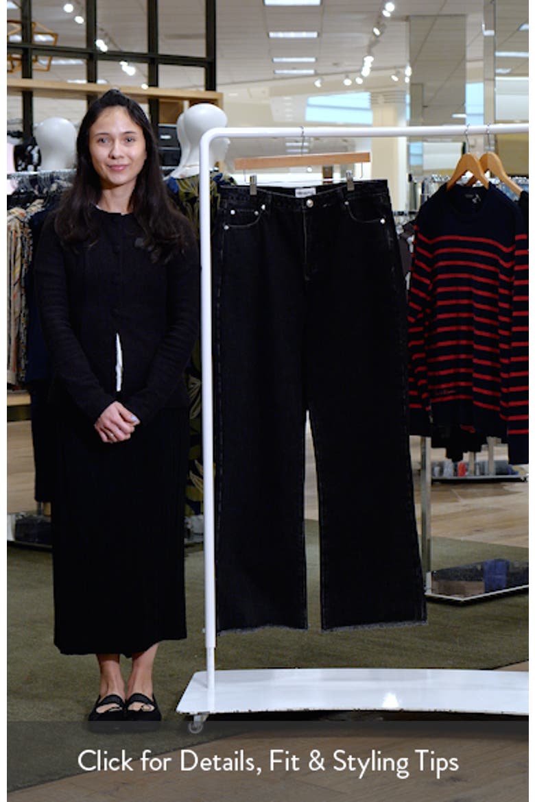 Carey High Waist Wide Leg Denim Jeans video