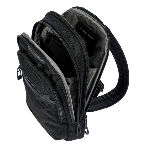Porsche Design Roadster Evo Nylon Backpack Expandable In Black