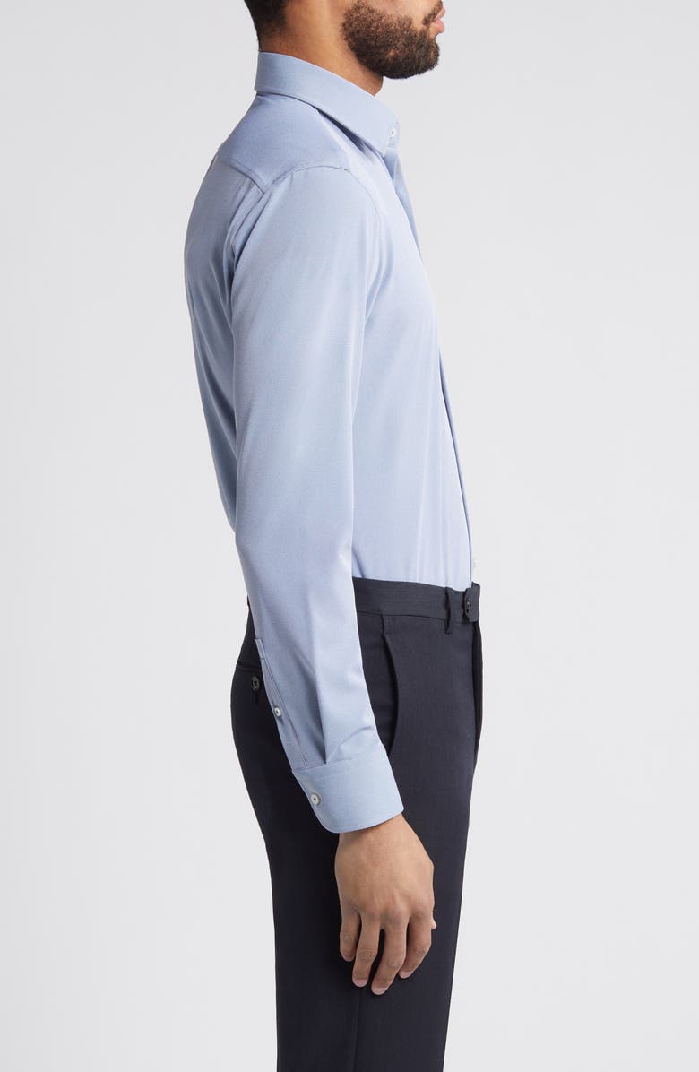 BOSS Hank Slim Fit Solid Stretch Dress Shirt, Alternate, color,